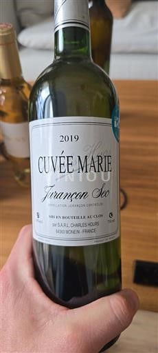 Sud-Ovest Jurançon Clos Uroulat Marie 2019