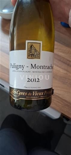 Burgundy Puligny-Montrachet Les Caves Du Vieux Pressoir 2012