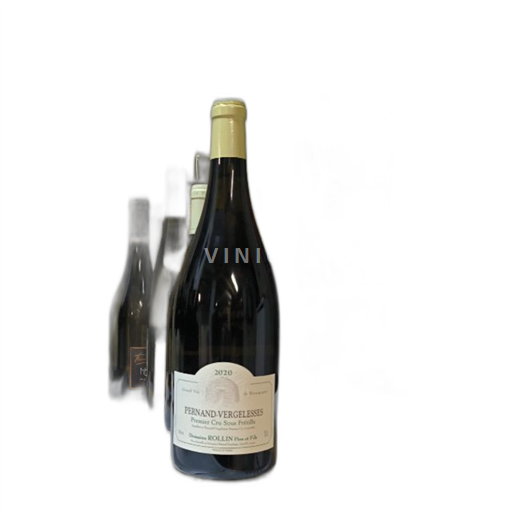 Vin Blanc demi-sec Premier Cru Sous Frétille Domaine Rollin Père et Fils 2020 France Bourgogne Pernand-vergelesses AOC Premier Cru