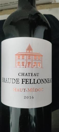 Bordeaux Haut-Médoc Château Braude Fellonneau 2016