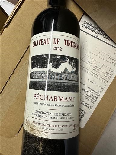 Lounais-Ranska Pécharmant Château Tiregand 2022