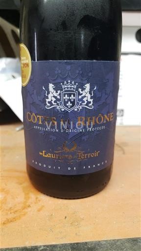 Thung lũng Rhône Côtes-du-rhône Les Lauriers Du Terroir Không niên vụ