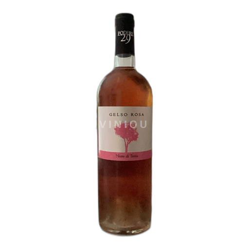 Vin Rosé sec Gelso Rosa Podere 29 Non millésimé Italie Pouilles DOC
