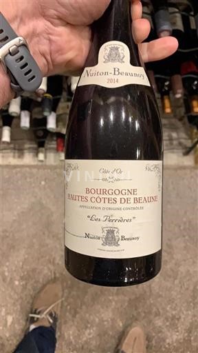 Borgoña Hautes Côtes de Beaune Nuitonbeaunoy Les Perrières 2014