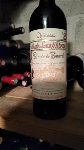 Bordeaux Lalande-de-Pomerol Château Sablard Du Grand Moine 2010