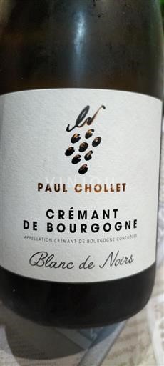 Bourgogne Crémant de Bourgogne Paul Chollet Blanc de Noirs Icke årgångsbetecknad