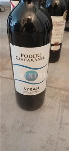 Sicilia No especificado Poderi Ciacaranni Syrah 2021