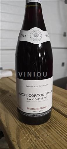 Borgoña Aloxe-Corton Premier Cru Moillardgrivot La Coutière 2014