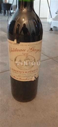 Bordeaux Bordeaux Supérieur Château Gayan 2004