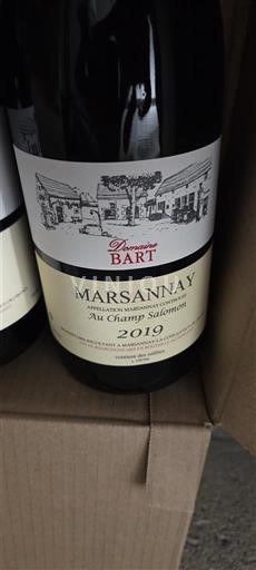 Bourgogne Marsannay Domaine Bart Au Champ Salomon 2019
