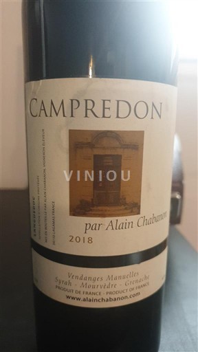 Languedoc Alain Chabanon Campredon 2018
