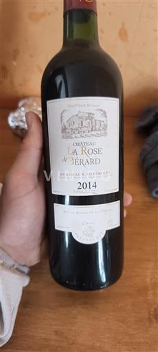Bordeaux Bordeaux Supérieur Château La Rose De Bérard Préférence 2014