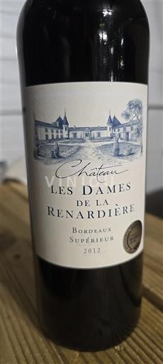 Bordeaux Bordeaux Supérieur Château Les Dames De La Renardière 2012
