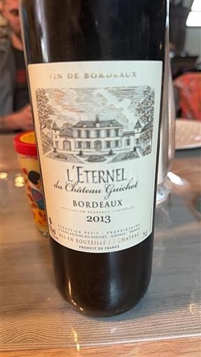 Bordeaux Château Guichot L'Éternel 2013