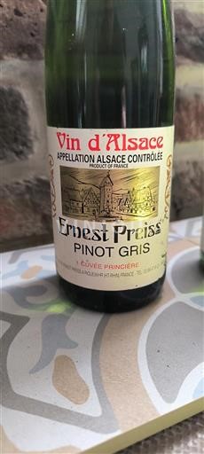 Alsace Ernest Preiss Princière 2012