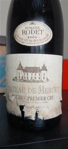 Borgogna Mercurey Premier Cru Château Mercey 2000