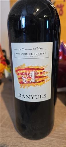Vin Rouge sec Auteurs de Schiste Non millésimé France Roussillon Banyuls AOC