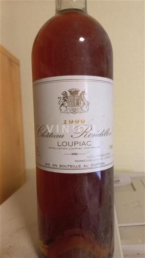 Burdeos Loupiac Château Rondillon 1999