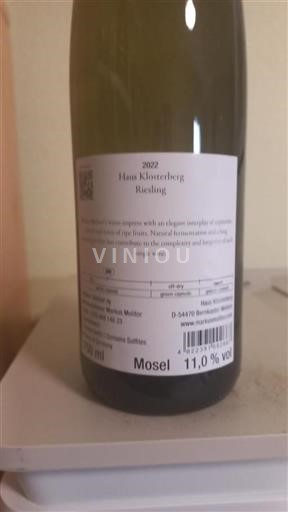 Moselle Not Specified Haus Klosterberg Riesling 2022