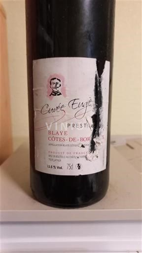 Burdeos Blaye-Côtes de Burdeos Château Charreau Eugène Prestige Sin añada