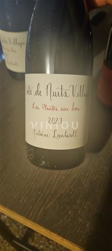 Bourgondië Côte de Nuits Villages Antoine Lienhardt Les Plantes aux bois 2021