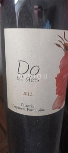 Toscana Fattoria Carpineta Fontalpino Do ut des 2012