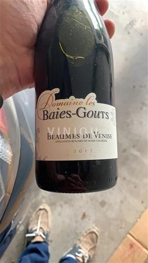 Rhône-dalen Beaumes de Venise Domaine Les Baies Goûts 2012