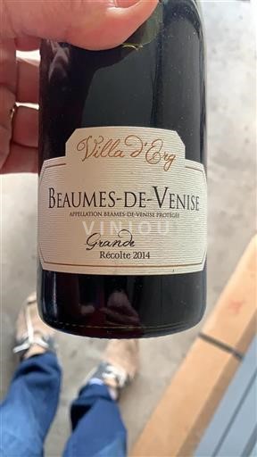Vallée du Rhône Beaumes de Venise Villa Erg Grande 2014