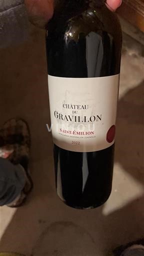Burdeos Saint-Émilion Château Gravillon 2022