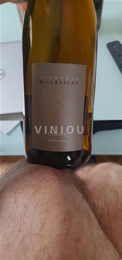 Vin Blanc demi-sec Chenin Vignoble Millasseau 2023 France Vallée de la Loire Anjou AOC