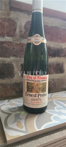 Alsace Ernest Preiss Princière 2011