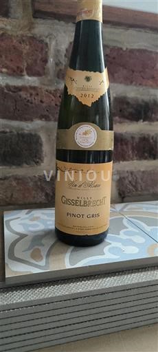 Alsazia Château Willy Gisselbrecht Pinot Gris 2012