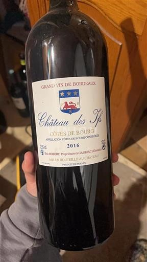 Bordeaux Côtes-de-bourg Château Des Ifs 2016