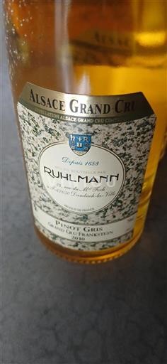 Alsácia Não especificado Grand Cru Ruhlmann Grand Cru 2010