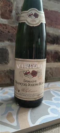 Alsace Domaine François-joseph Bohn Sylvaner 1999