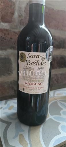 Zuidwest-Frankrijk Gaillac Cave De Labastide De Lévis Secret des Bastides 2010