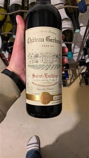 Bordeaux Saint-Émilion Château Gerbaud 2020
