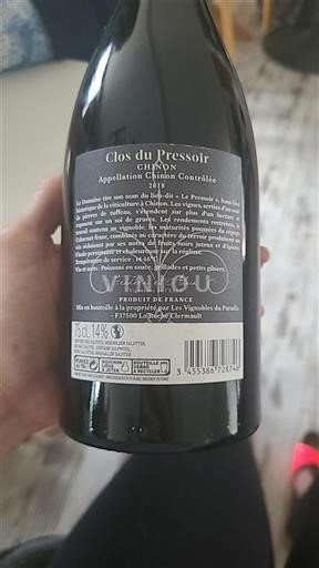 Valle della Loira Chinon Clos Du Pressoir 2018