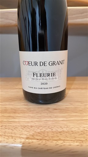 Beaujolais Fleurie Château Cave Du De Chénas Cœur de Granit 2020