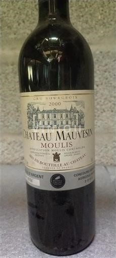Burdeos No especificado Cru Bourgeois Château Mauvesin 2000