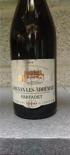 Rona dolina Grignan-les-Adhémar Vignerons De L'enclave Farfadet 2019