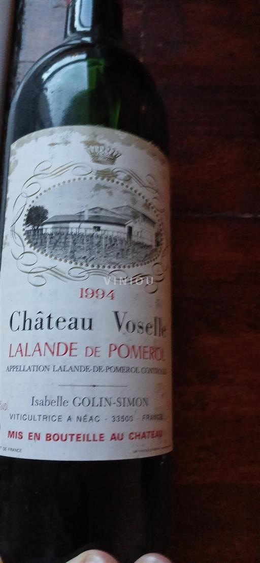 Bordeaux Lalande-de-Pomerol Château Voselle 1994