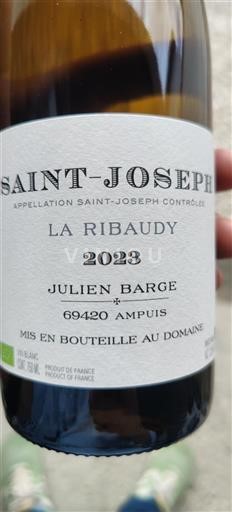 Rhônen laakso Saint-Joseph Julien Barge La Ribaudy 2023