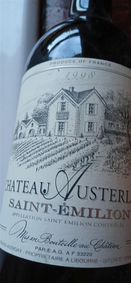 Burdeos Saint-Émilion Château Austerlitz 1998