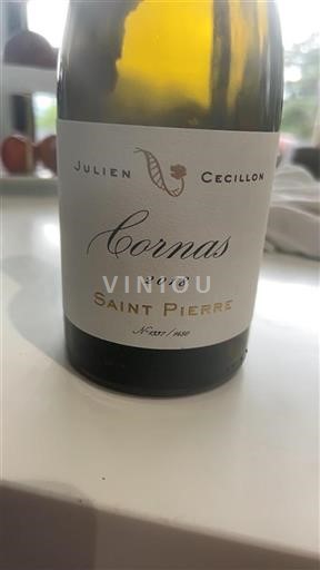 Rhônevallei Cornas Domaine Julien Cécillon Saint Pierre 2018