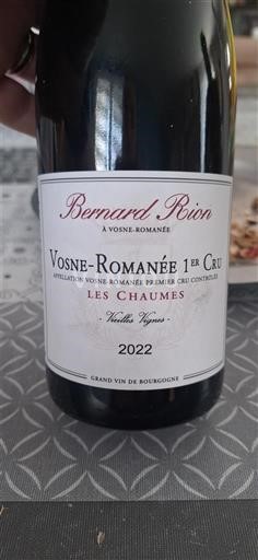 Bourgondië Vosne-Romanée Premier Cru Domaine Bernard Rion Les Chaumes - Vieilles Vignes 2022