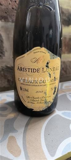 Údolí Loiry Coteaux-du-Layon Aristide Luneau 2018