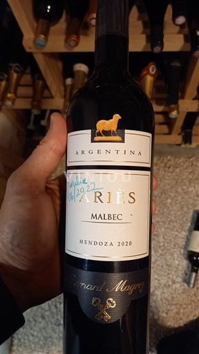 Vina Rouge sec Aries Bernard Magrez 2020 Argentina Mendoza