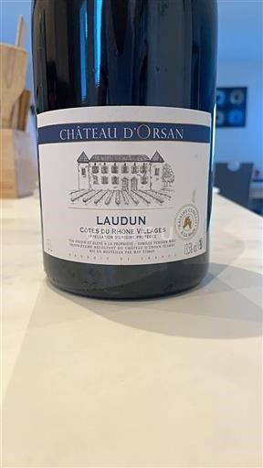 Rhône-dalen Côtes-du-Rhône-Villages Château Orsan Laudun Ikke årgangsbestemt