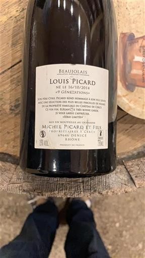 Beaujolais Michel Picard Et Fils Louis Picard 2015
